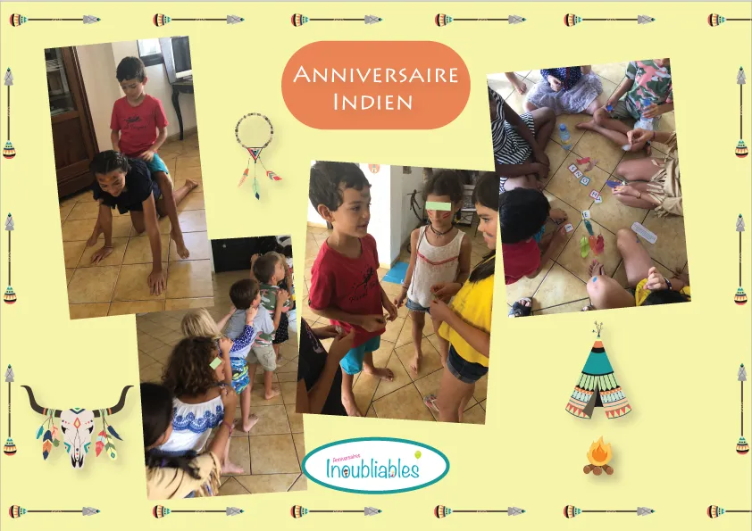 Activités anniversaire indien