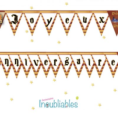 Banderole indiens en français 4 Banderole indiens en français Banderole thème Ecole de Magie - Français