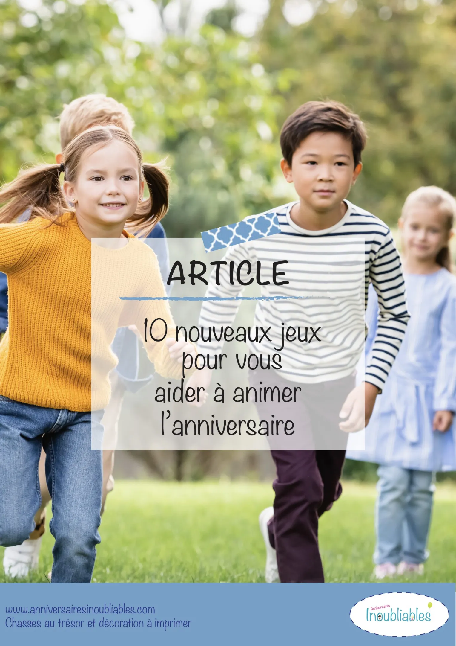 activités anniversaire enfant